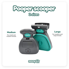 MonPtit Pets Pooper Scooper – Two Sizes Comparison