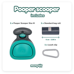 What’s Included in the MonPtit Pets Medium Pooper Scooper Kit