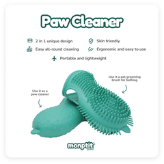 Monptit Pets paw washer – flexible, foldable design for daily walks