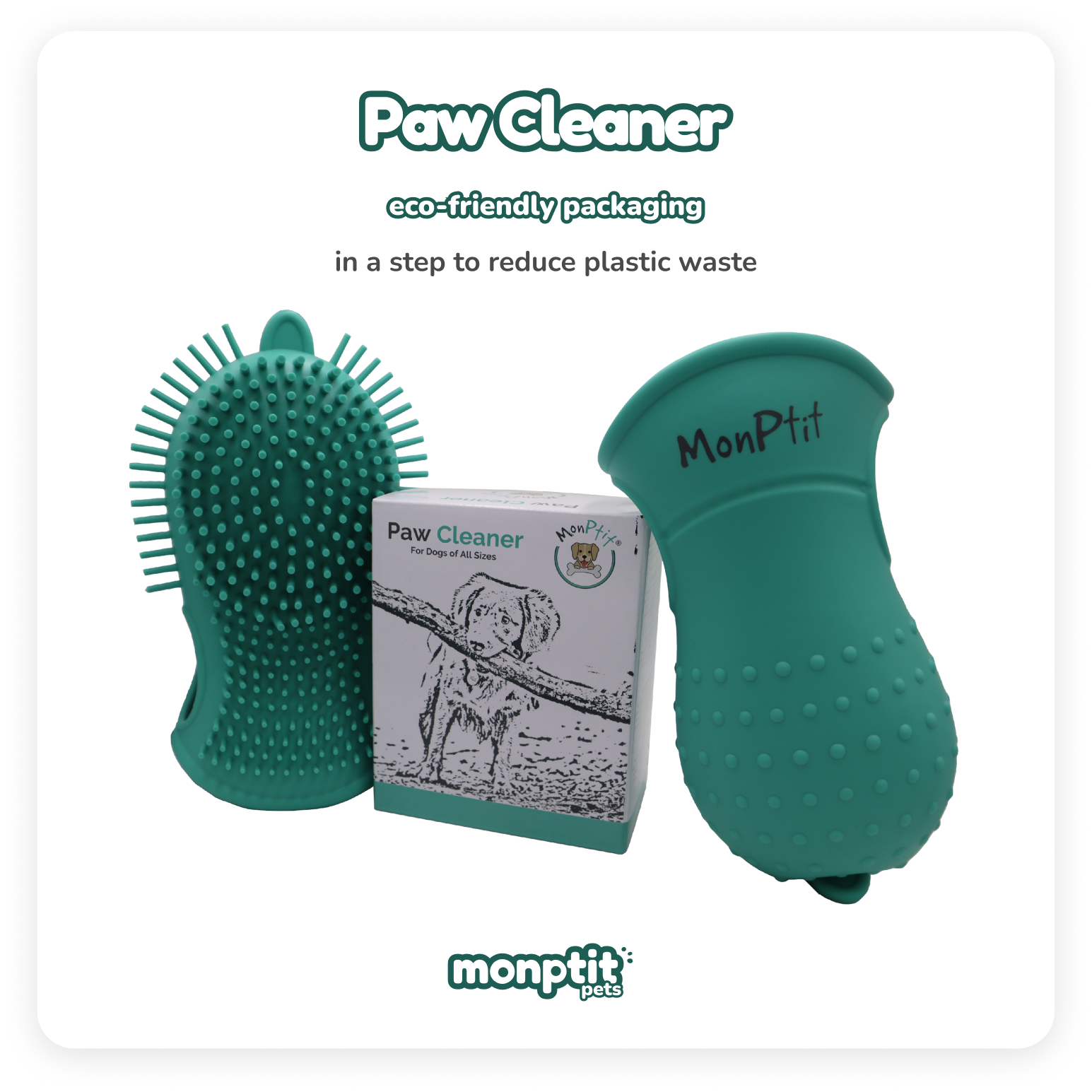 Compact paw washing cup for pets – fits in backpack or travel bag
